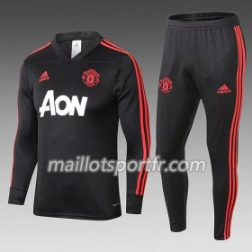 Manchester United Ensemble Sweat d'entrainement Noir 2018/19